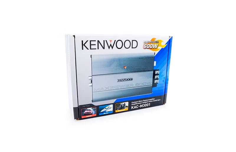 Kenwood - KAC-M3001 - Compact Mono Power Amplifier, Conformal Coated,  400W Max Power