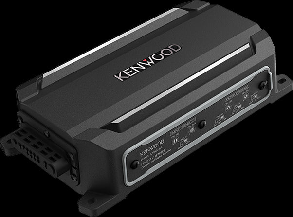 Kenwood - KAC-M5014 - IP67/IP66  Waterproof 4-Channel Compact Power Amplifier, ASTM B117 Salt Spray Certified,  High-Pass & Low-Pass Filters (50-200Hz),75W x 4 @ 2-ohms, 150W x 2 Bridged Power