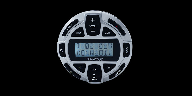 Kenwood - KCA-RC55MR - Wired Marine LCD Remote Control for Marine Receivers with IPX7 Protection