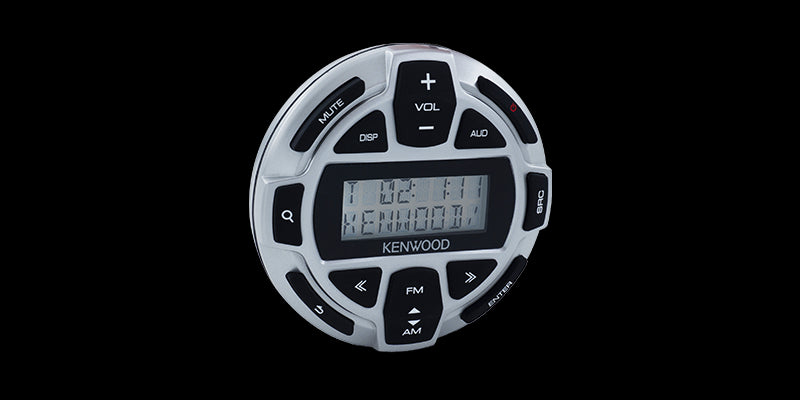 Kenwood - KCA-RC55MR - Wired Marine LCD Remote Control for Marine Receivers with IPX7 Protection