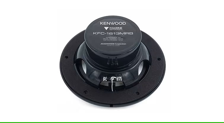 Kenwood - KFC-1613MRB - 6.5" 2-way Marine Speaker (Black), 100W Max power