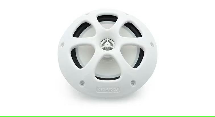 Kenwood - KFC-1613MRW - 6.5" 2-way Marine Speaker (White), 100W Max power