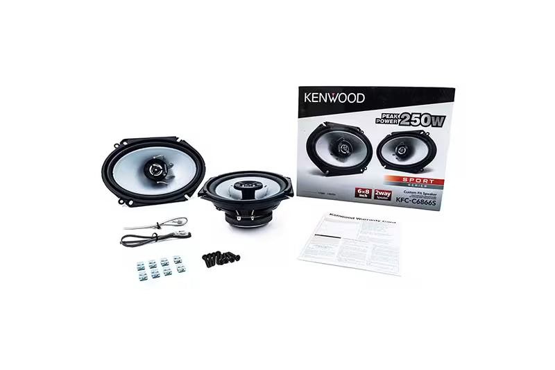 Kenwood - KFC-C6866S - 6x8" 2-Way Speaker System, 250W Max Power