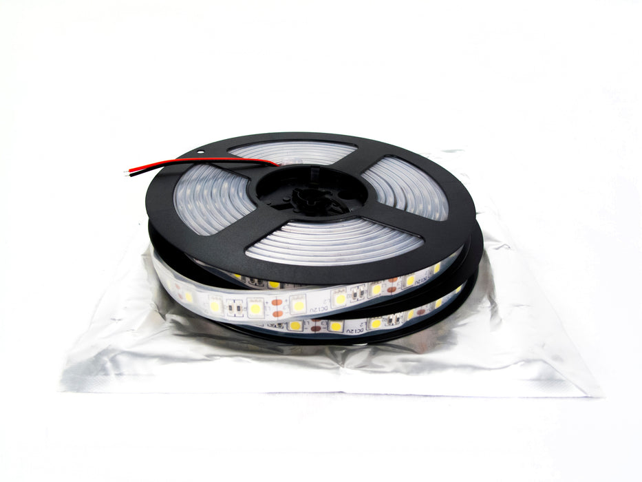 Race Sport MS24FTWSTRIPW - White 24ft Flexible Strip Light w/ Clear Waterproof Sleeve IP67