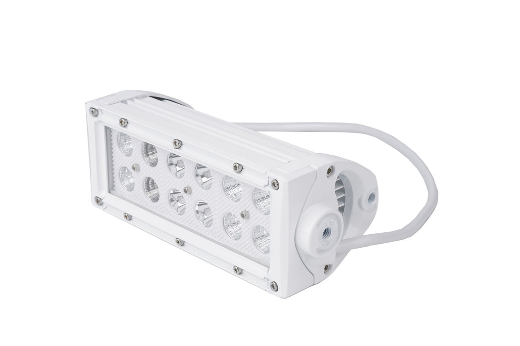 Race Sport MS36WWDS - New - 8.25inch Marine Grade Dual Row Straight Light Bar with 36-Watt 12 x 3W High Intensity CREE LEDs