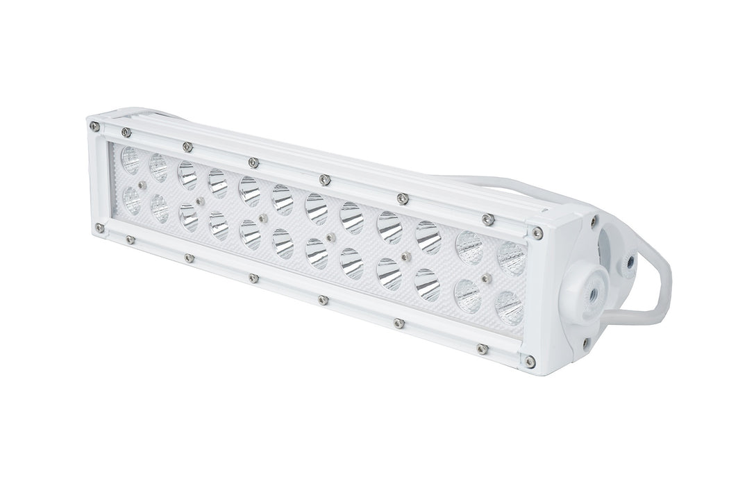 Race Sport MS72WWDS - New - 14.25inch Marine Grade Dual Row Straight Light Bar with 72-Watt 24  x 3W High Intensity CREE LEDs