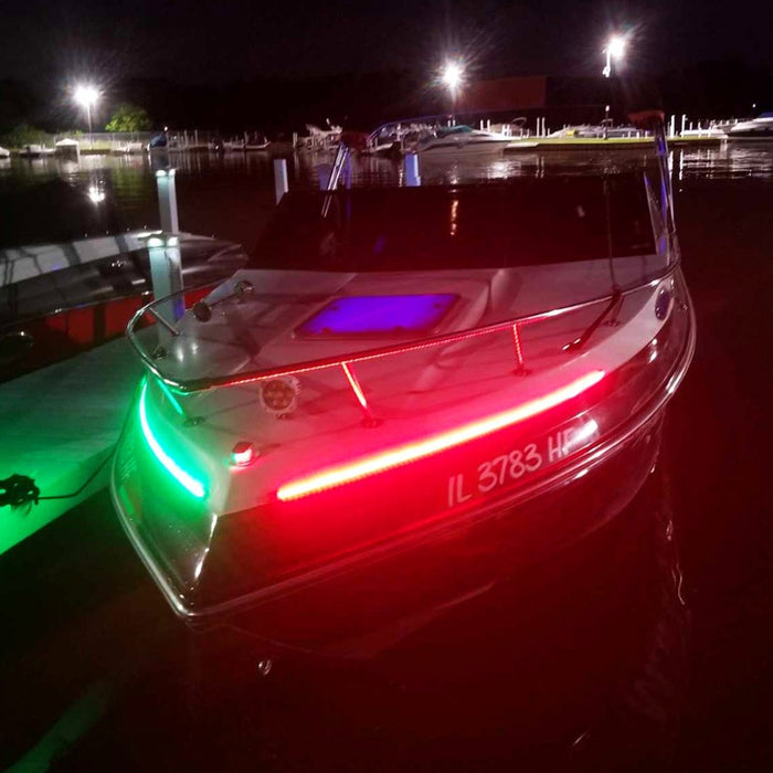 Race Sport MSL1FTSL - NEW -  Marine Vessel 12in LED Strip Starboard and Port sidelight Nav kit (1FT)