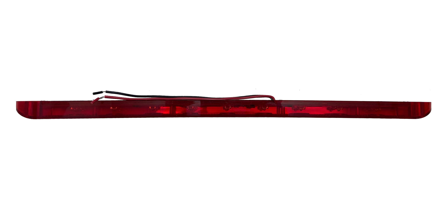 Race Sport RS17RED - 17in Screw Mount High-Powered 9-LED Tail/Brake Light (RED Outer Lens with RED LED Diodes)