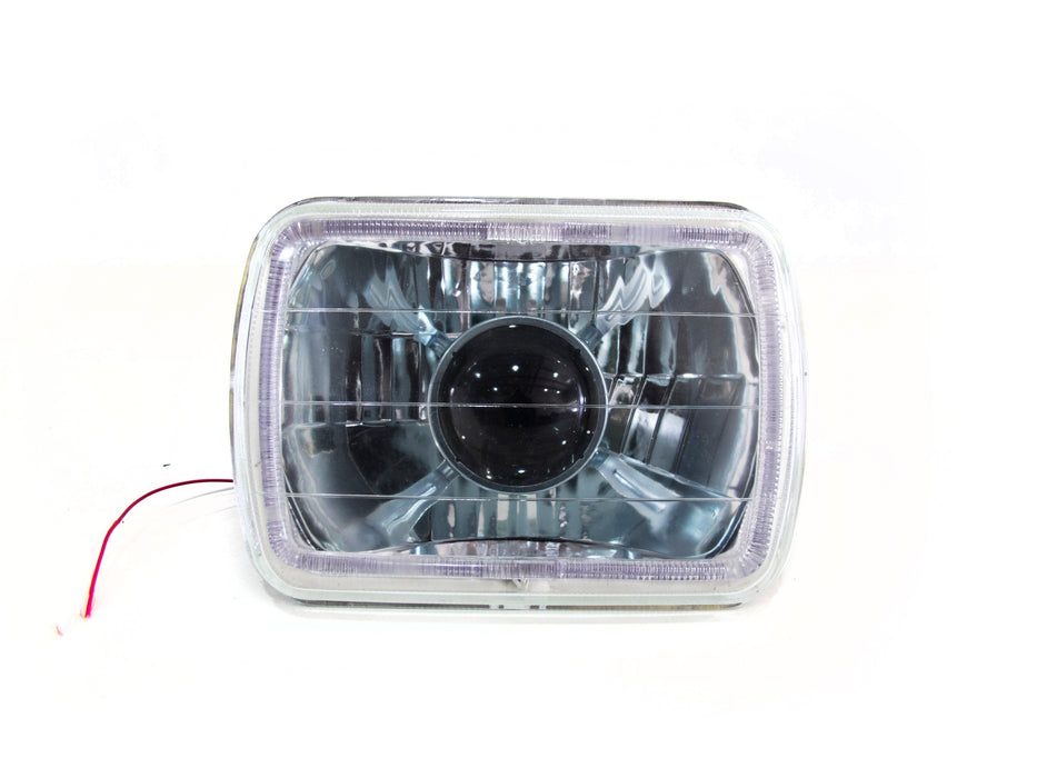 Race Sport RS7X6PHALO - 7x6in Diamond Cut Projector Conversion Lens w/ 12v Halo (Individual)