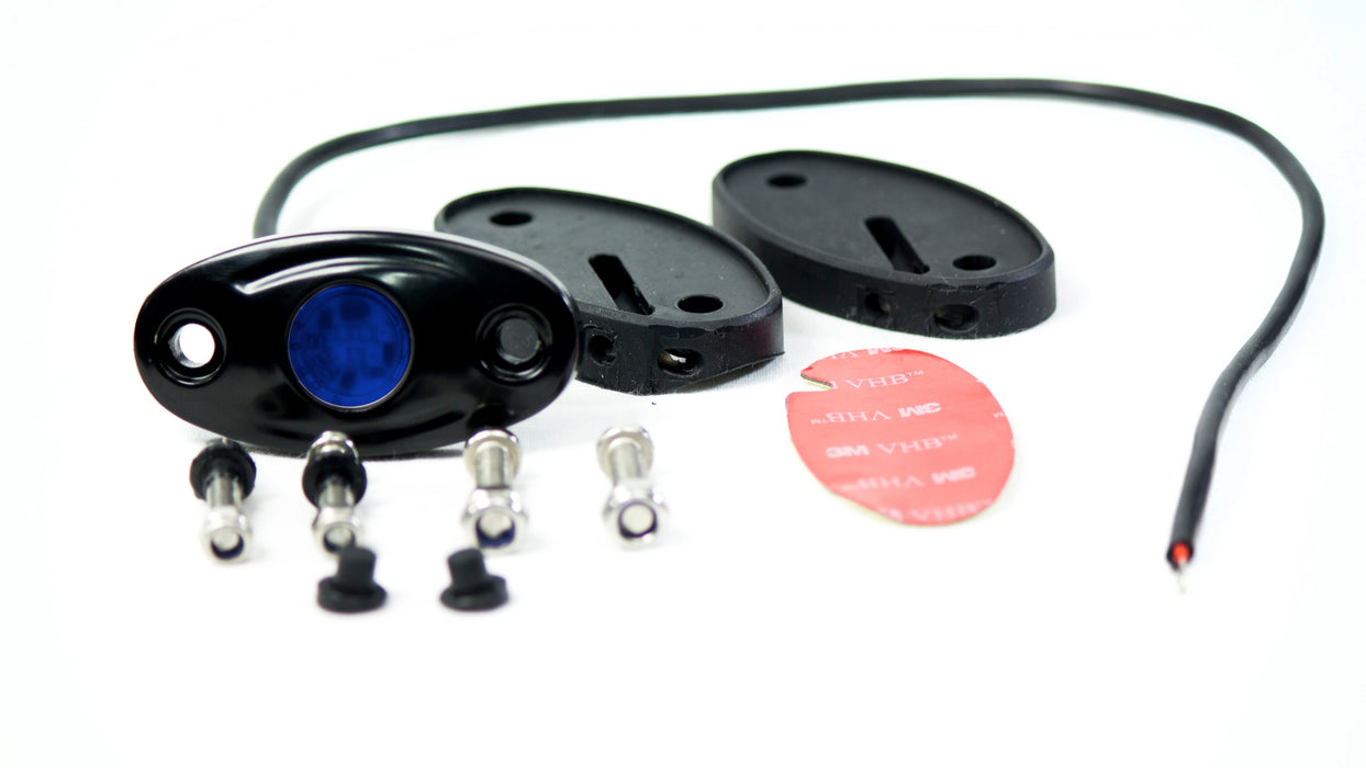 Race Sport RSLDPODB - 9W/720LM IP68 LED Glow POD Station Lights (Blue) AKA Rock Lights (Each)