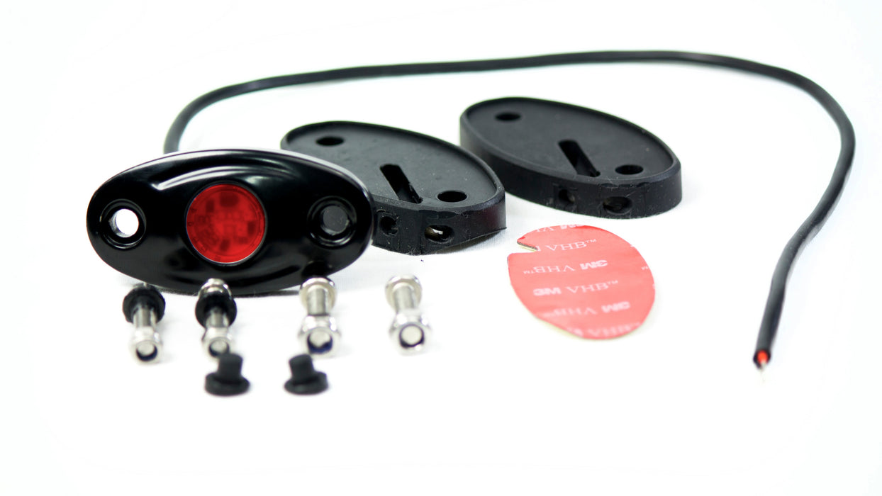 Race Sport RSLDPODR - 9W/720LM IP68 LED Glow POD Station Lights (Red) AKA Rock Lights (Each)