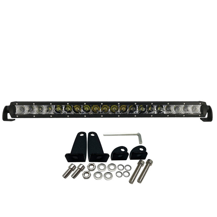 Race Sport RSUS100W - 21.5 in  ECO-SLIM Series LED Light Bar - Single Row  100 Watts CREE Diode Combo Beam