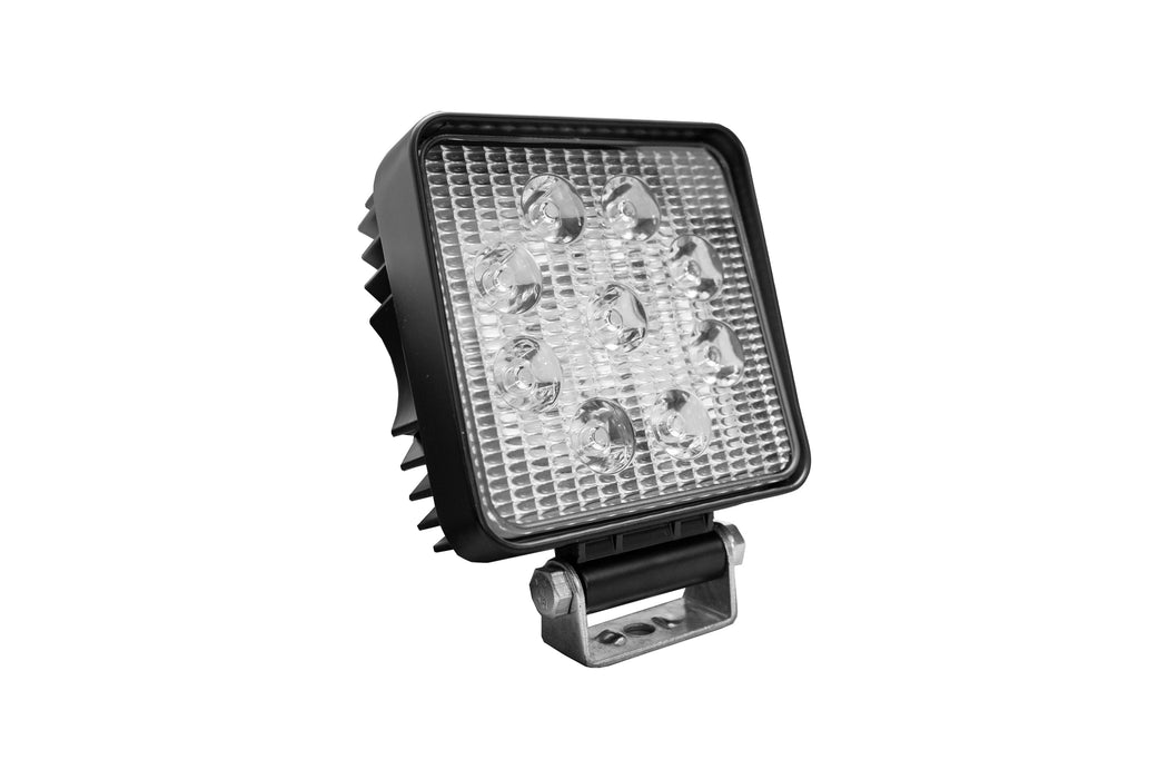 RaceSport - RS-27W-S - Street Series 4in Square LED Work Spot Light 27W/1,755LM