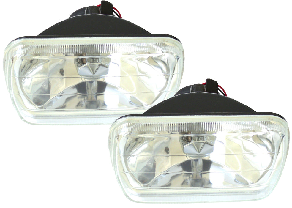 RaceSport - RS-7012 - 7x6in Diamond Cut Headlight Conversion Lens (Pair)