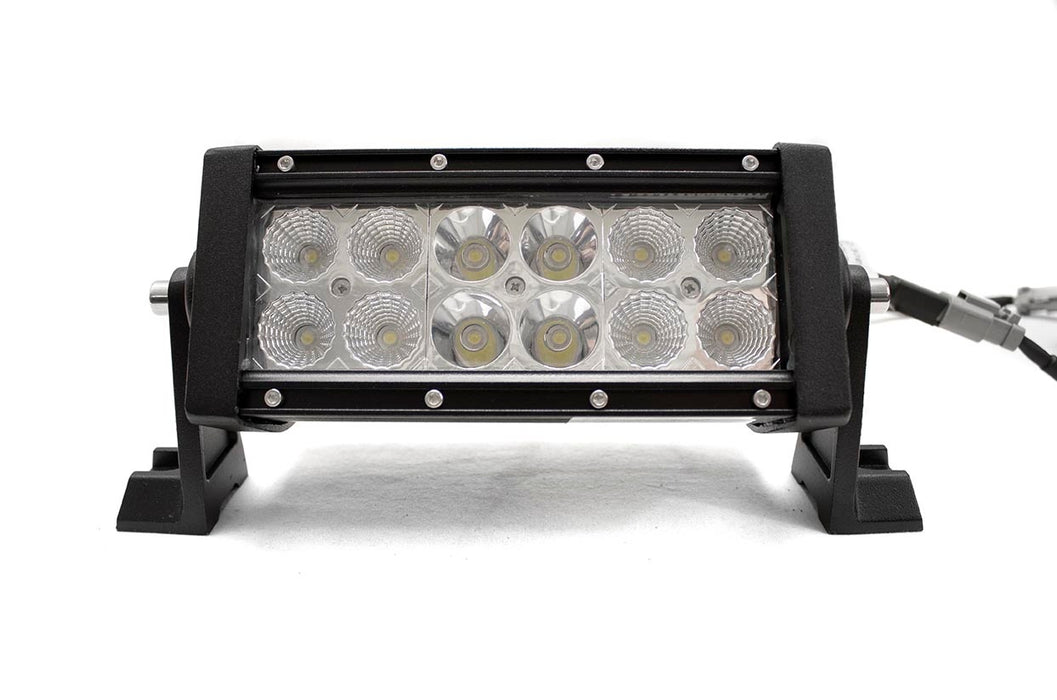 RaceSport - RS-LED-36W - Street Series 8in LED Light Bar 36W/2,340LM  Includes Easy to install Wire Harness and Switch - 3-yr Warranty Flagship Light bars