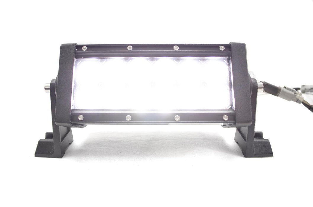 RaceSport - RS-LED-36W - Street Series 8in LED Light Bar 36W/2,340LM  Includes Easy to install Wire Harness and Switch - 3-yr Warranty Flagship Light bars