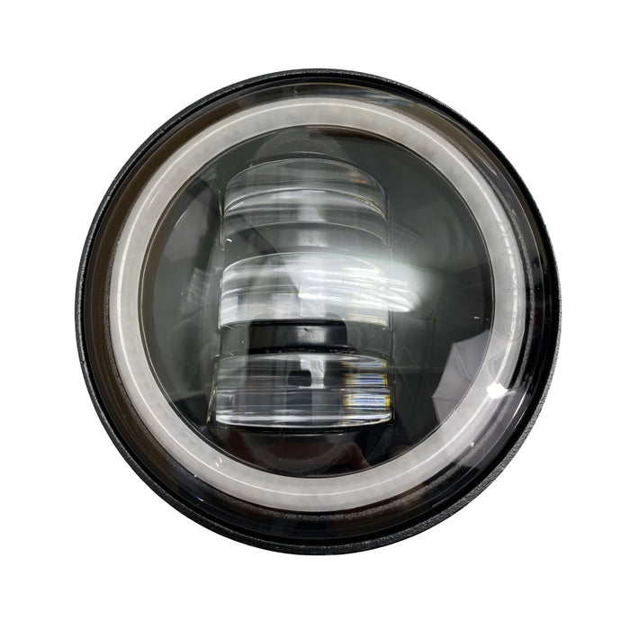RaceSport - RS3037050 - Jeep Wrangler 7in Headlight and 4in Foglight ColorSMART Combo Complete RGB Multi-Color kit  - Smartphone Controlled with (2) Headlights and (2) Foglights