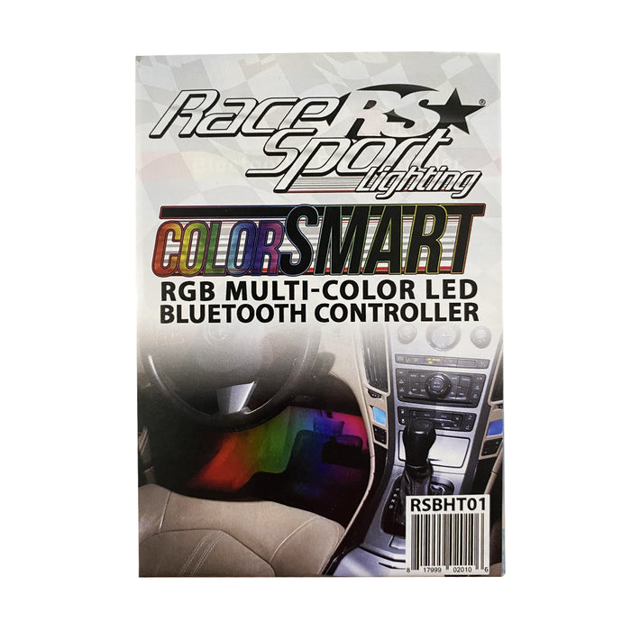 RaceSport - RSBHT01 - Bluetooth RGB Multi-Color Controller w/ 3-CMOS Output 12-24Vs 6-Amps per Channel