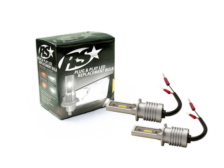 RaceSport - RSPNPH3 - NEW - H3 PNP Series Plug N Play Super LUX LED Replacement Bulbs - 1,900 LUX Max output