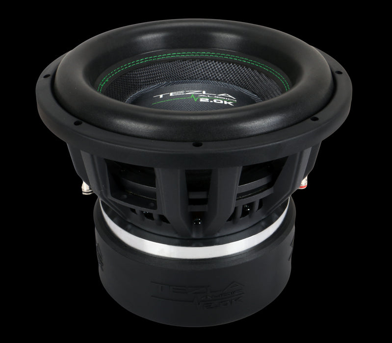 Tezla Audio - TZV112D120K -High Performance Car Subwoofer 12 Inch, Dual 1ohm, RMS 2000W, MAX 4000 Watts