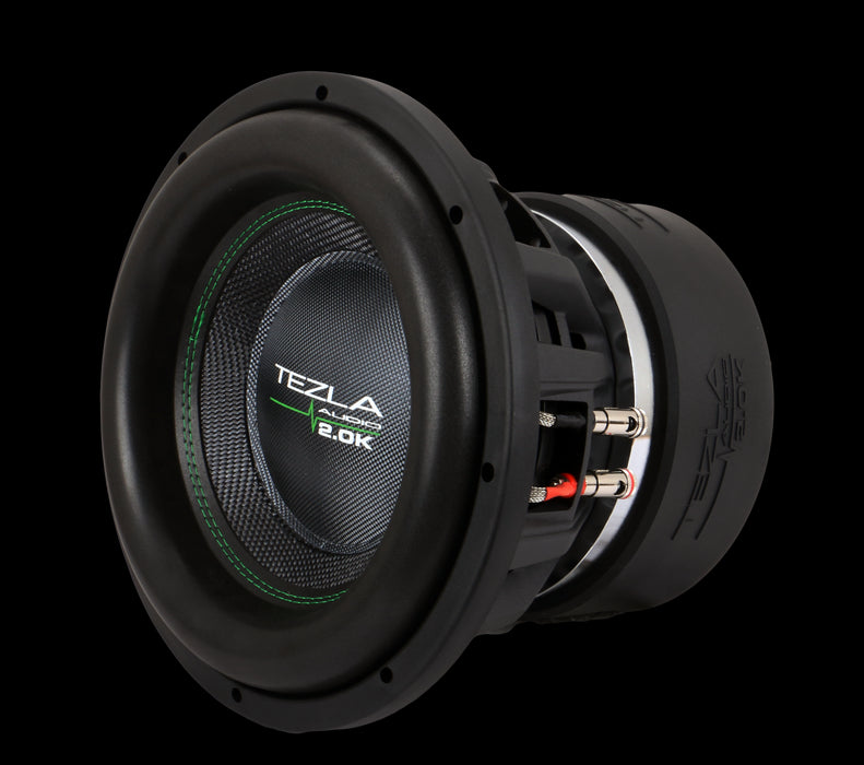 Tezla Audio - TZV112D120K -High Performance Car Subwoofer 12 Inch, Dual 1ohm, RMS 2000W, MAX 4000 Watts