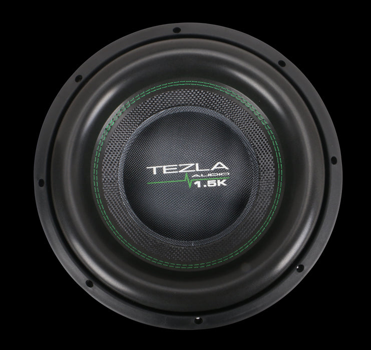 Tezla Audio - TZV112D215K - High Performance Car Subwoofer 12 Inch, Dual 2ohm, RMS 1000W, MAX 2000 Watts