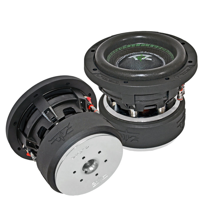 Tezla Audio Subwoofer, 1.5K Series 6.5 inch Dual 2 ohms, 900 Watts Max, 450 Watts Rms, 2 inch voice coil.