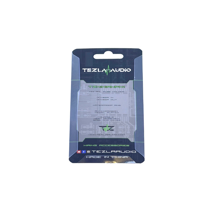 Tezla Audio TZMINIANLFH1 Mini Anl Fuse Holder, 4/8 Gauge In- 4/8 Gauge out