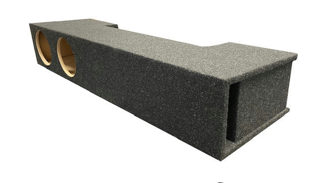 Atrend - A219-8CPDV Dual Vented Carpeted 8" Enclosure - 2019 & Up Dodge Ram Quad Cab