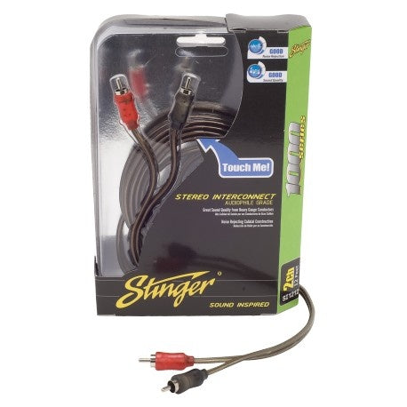 Stinger - SI129 - 9FT 1000 SERIES 2CH COAXIAL RCA RCA