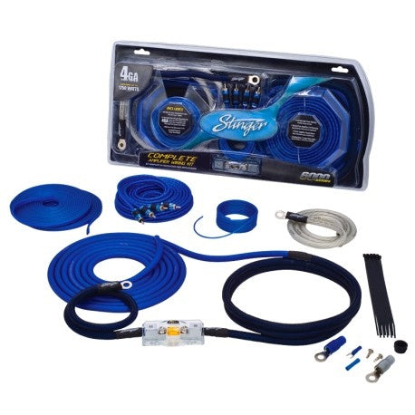 Stinger - SK6641 - 4GA 6000 SERIES COMPLETE POWER KIT RCA