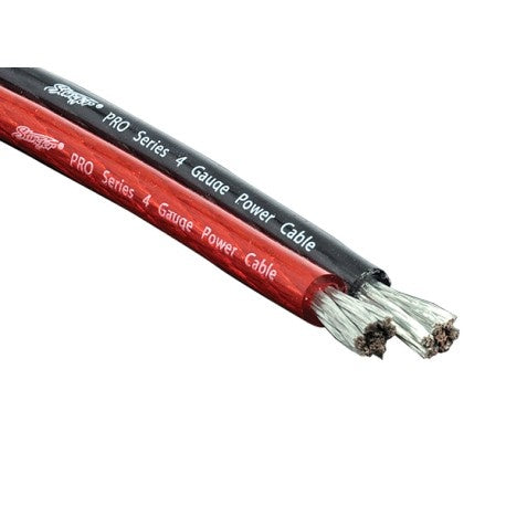 Stinger - SPW14TR - 4 GA RED POWER WIRE PRO 100FT