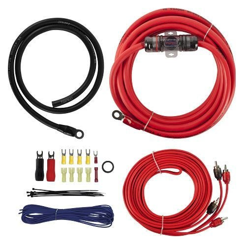 T-SPEC - V6-RAK4 - 4AWG 1000W AMP KIT WITH RCA - V6 SERIES