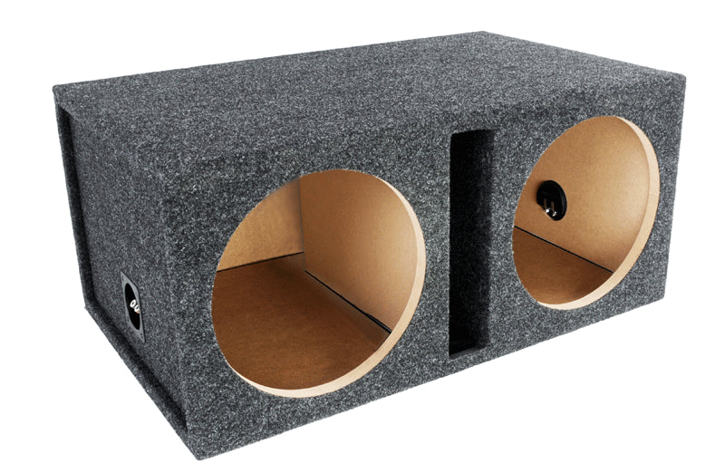 Atrend -10DQV - 10 inch Dual Vented - 10" dual Pro series vented subwoofer enclosure Premium carpeted finish Manufactured in United States