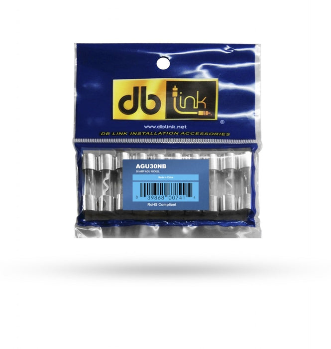 DB Link - AGU30NB - NICKEL PLATED 30 AMP AGU FUSE NICKEL FILAMENT (BULK)  (K10)