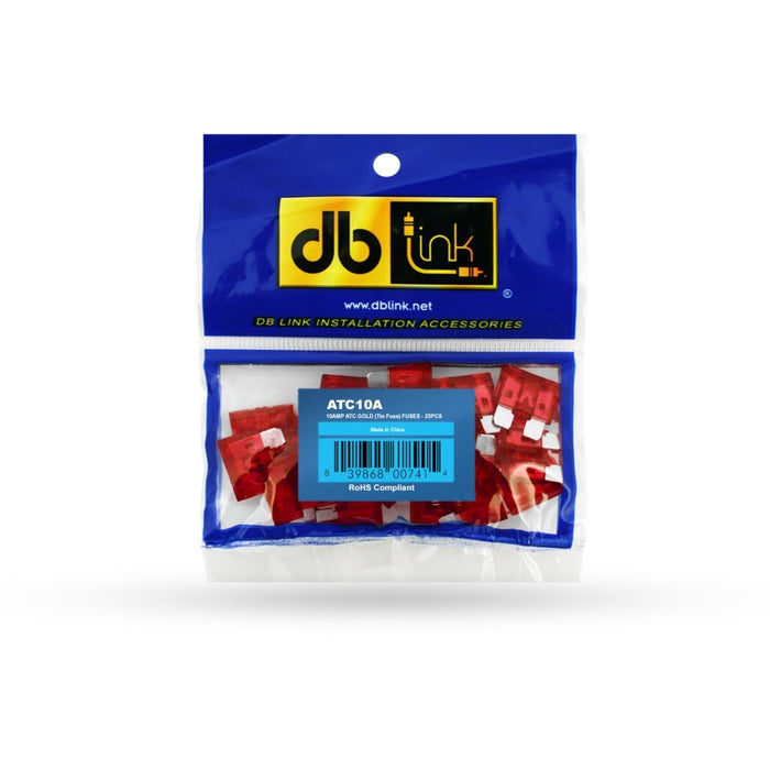 DB Link - ATC10A - 10 AMP ATC FUSE 25/BAG  (G05)