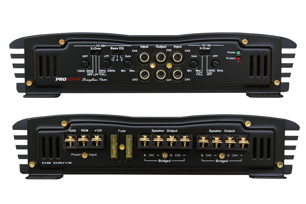 DB Drive - PRO2004 - 4 X 50 @ 4 OHMS WATT PRO AUDIO 4 CHANNEL AMPLFIER