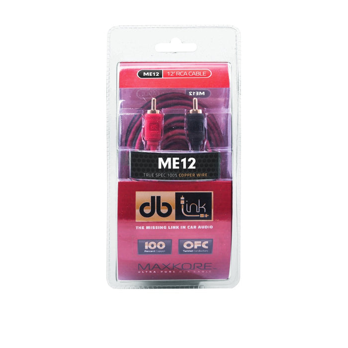 DB Link - ME12 - MAXKORE E SERIES 12  foot RCA CABLE  (C16)