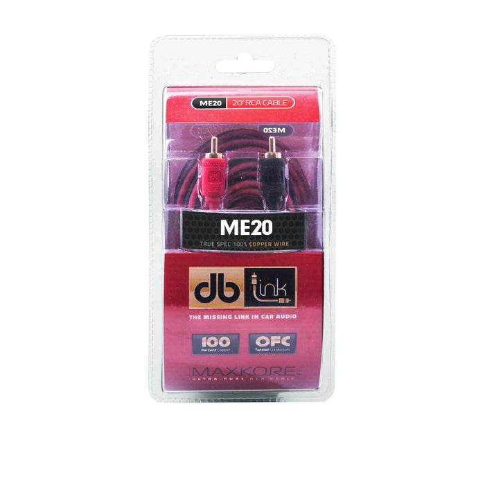 DB Link - ME20 - MAXKORE E SERIES 20  foot RCA CABLE  (C16)