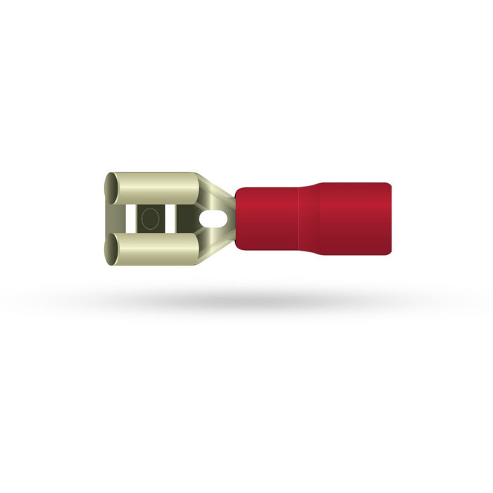 DB Link - RIQDF250P - 22-16 GA RED PRE INSULATED FEMALE CONNECTOR PVC  (B12)