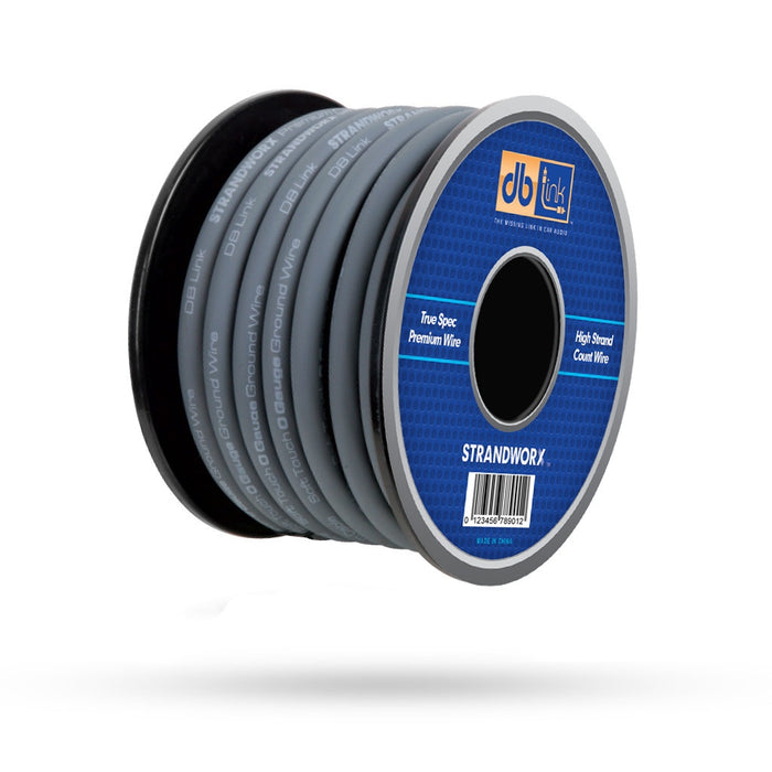 DB Link - SXPW4GM100 - 4 GA GUN METAL 100  foot STRANDWORX SO foot TOUCH POWER WIRE (C14)