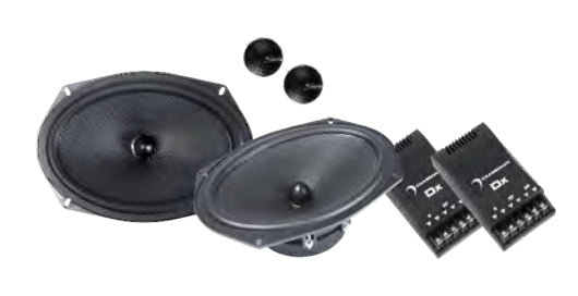 Diamond - D69V - 6x9 inch/162.8 x 239.9.2mm 2-way convertible system - 20mm Silk Dome Tweeter and crossover  70W