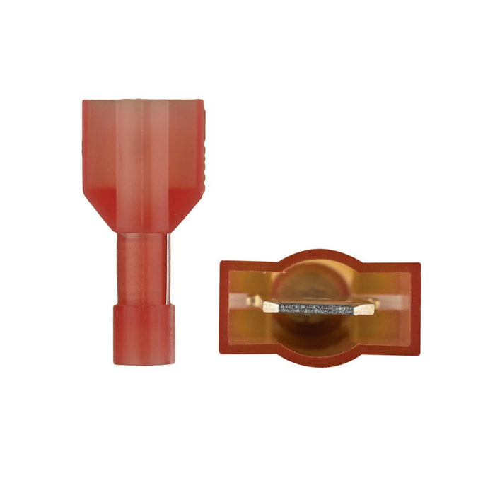 Install Bay - RNMD250F - Red Nylon Male Quick Disconnect 22-18 Gauge .250