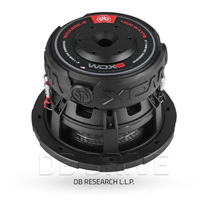 DB Drive - WDX8G2.2 - 8" WOOFER 2 OHM DVC 750W NOMINAL / 1500W MAX