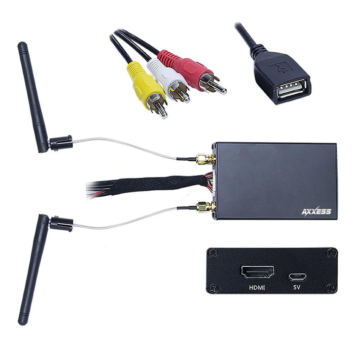 Axxess - AX-MLINK-AVHD - Car Audio Wi-Fi A/V Mirror Interface thru HDMI or AUX/AV-IN