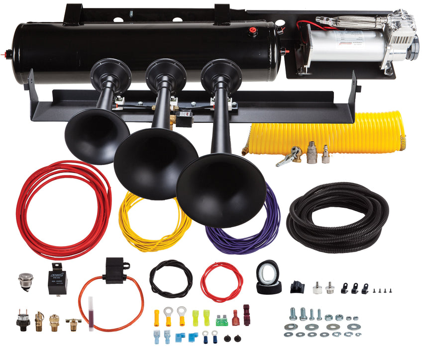 Kleinn - VELO-734 - 2009-14 F-150 and Raptor Train Horn and Onboard Air System - 730/6450RC