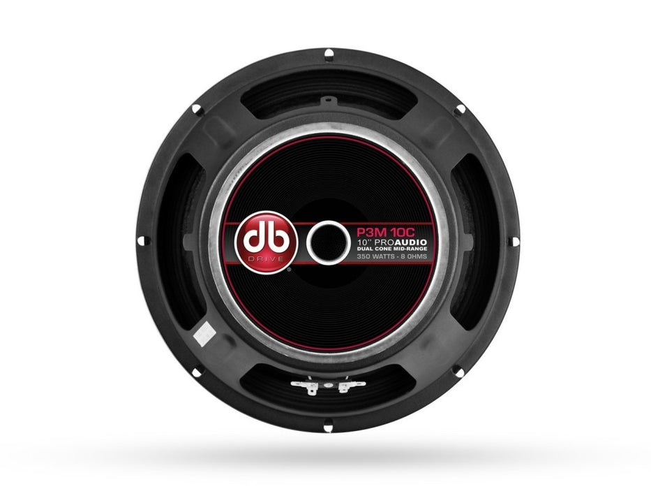 DB Drive - P3M 10C - 10" 350 WATT  PRO AUDIO MID RANGE SPEAKER W/GRILL - (SNG)  (G11)