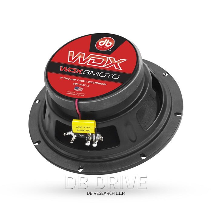 DB Drive - WDX8MOTO - 8" COAXIAL MOTORCYCLE SPEAKERS