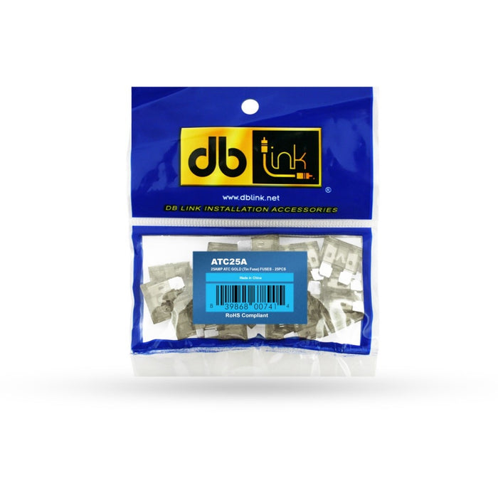 DB Link - ATC25A - 25 AMP ATC FUSE/25 PCS/BAG  (G05)