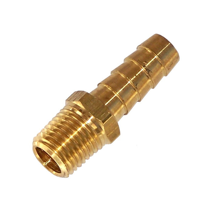 Kleinn - 51214B - Barbed Fitting - 1/4 Inch M NPT to 1/2 Inch O.D. air line tubing